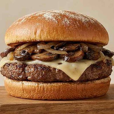 Mushroom Beef Burger