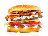Mushroom Blue Beef Burger Sandwich
