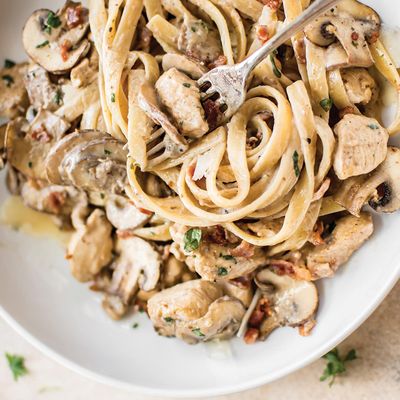 Mushroom and vegetable pasta