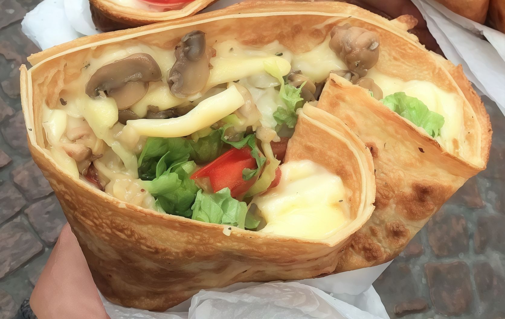 Mushroom Crepe
