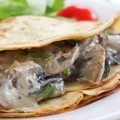 Mushroom crepe