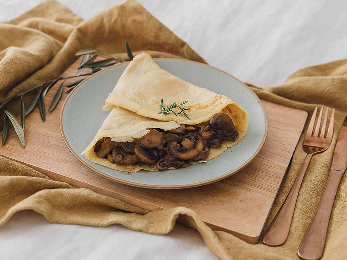 Mushroom Crepe