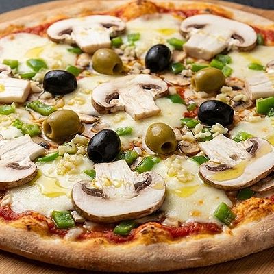 Mushroom Italian pizza