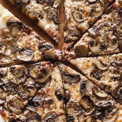 Mushroom Oriental Pizza