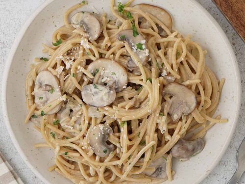Mushroom pasta