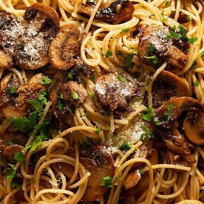 Spaghetti with Mushrooms