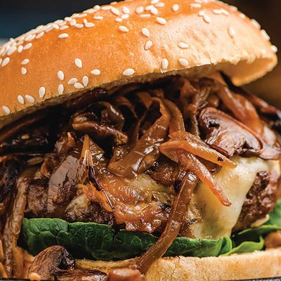 Mushroom Swiss Burger
