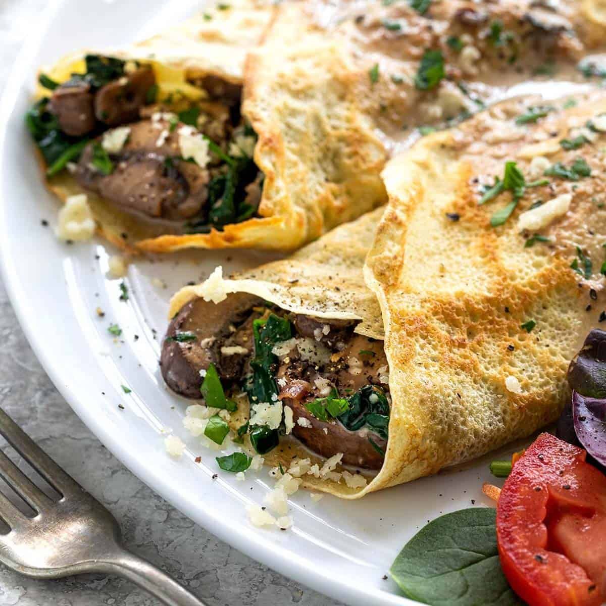 Mushroom Crepe