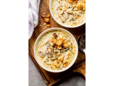 Mushroom chicken cream soup