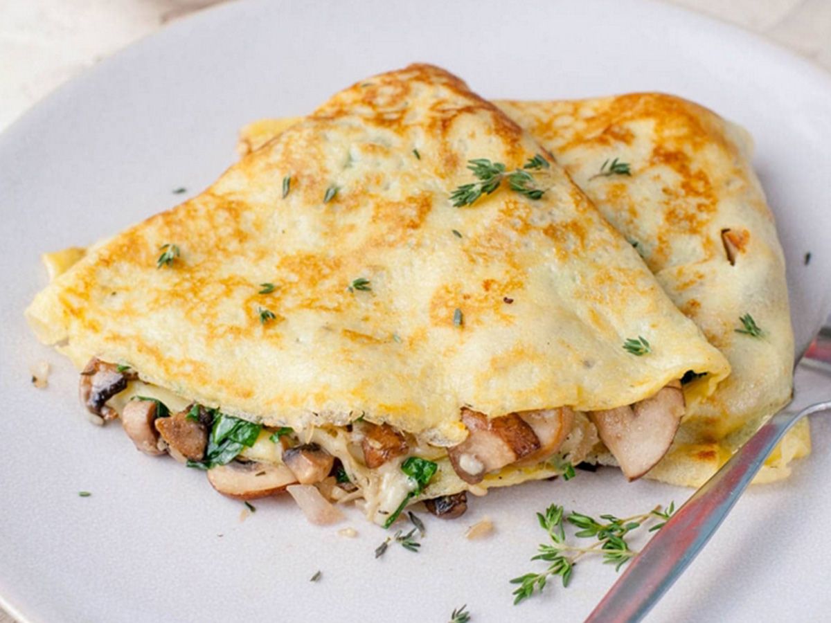 Mushroom franch crepe