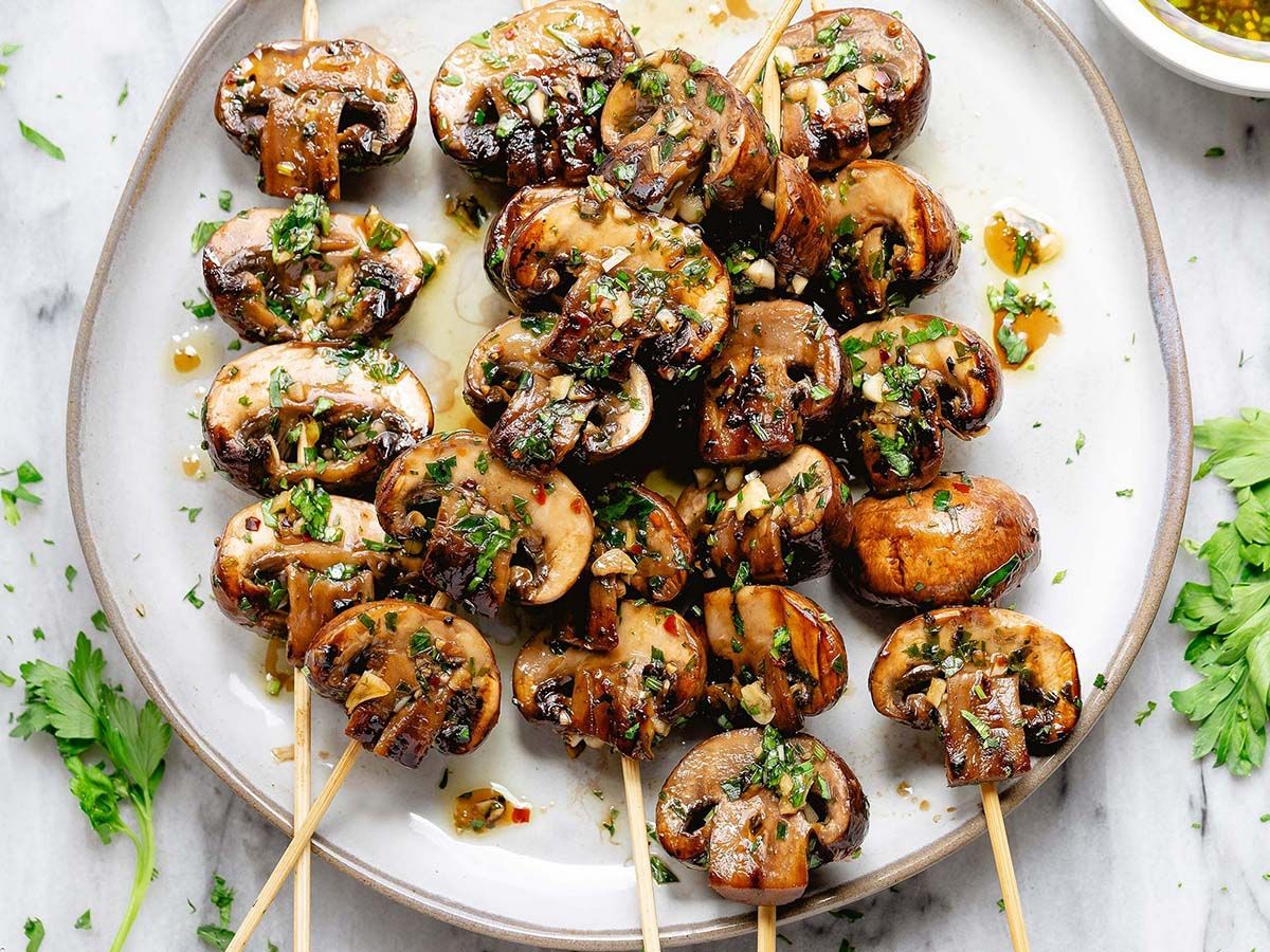 Mushroom kebab