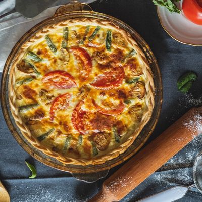 Large mushroom pie