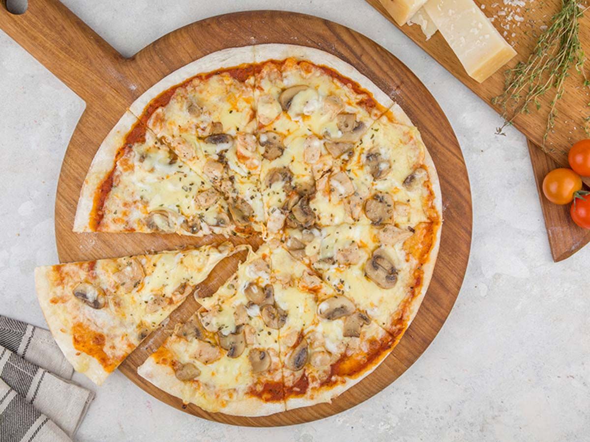 Mushroom pizza