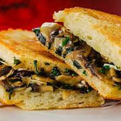 Grilled Cheese Mushrrom Toast Sandwitch