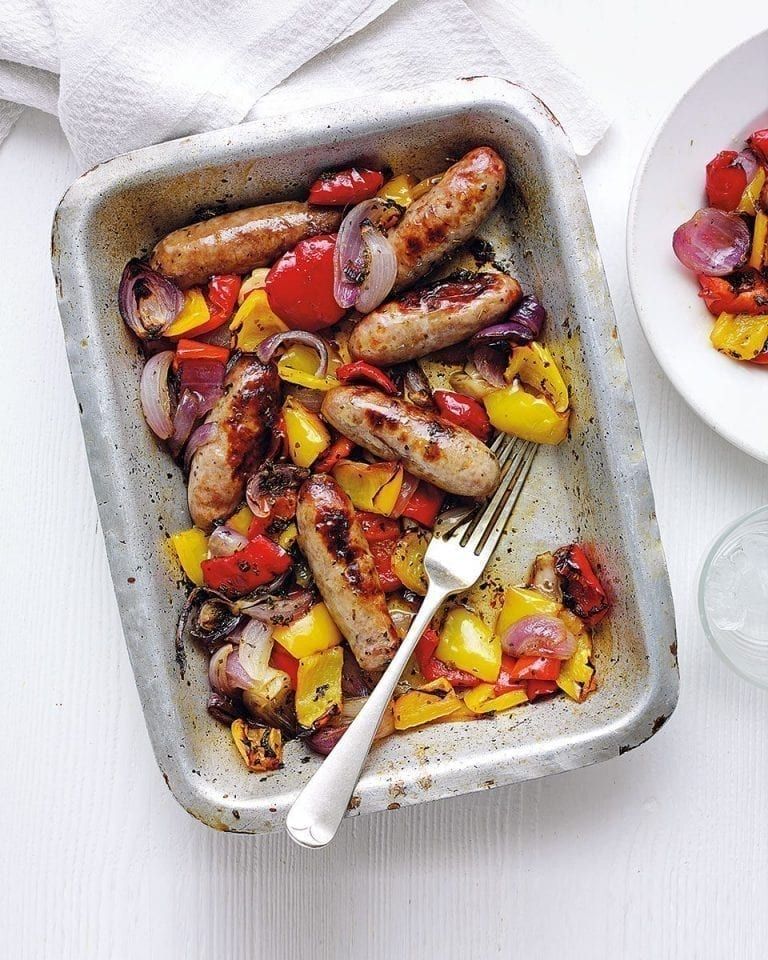 Mutton Oriental Sausage With Onion Casserole