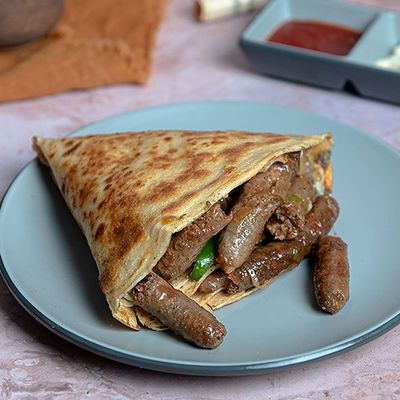 Lamb Sausage Crepe