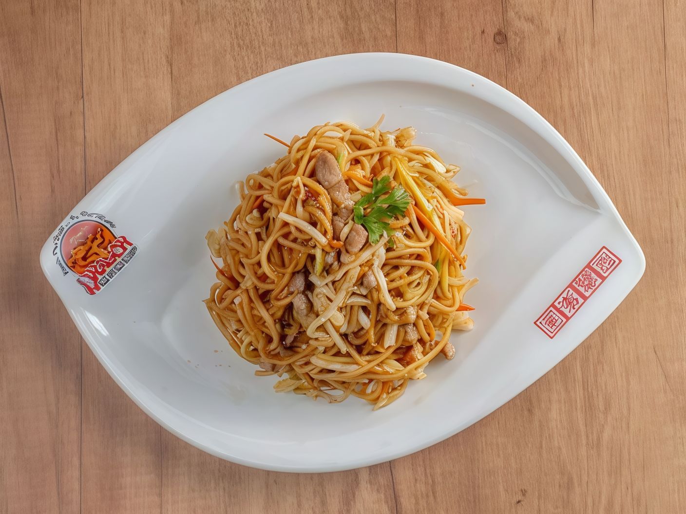 N03 - Hand Made Noodles With Meat In Chinese Style