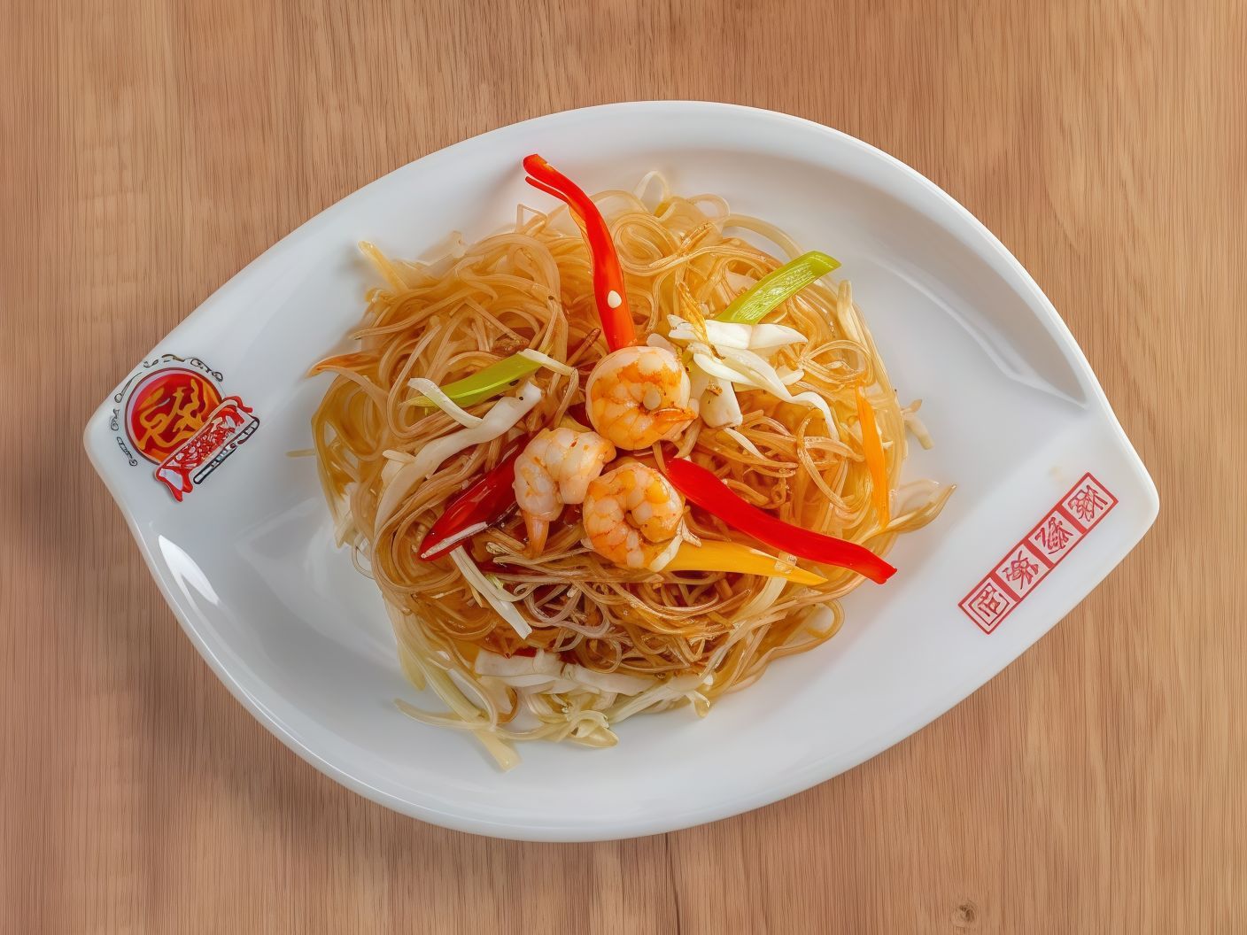 N08- Glass Noodles with Shrimp In Chinese Style