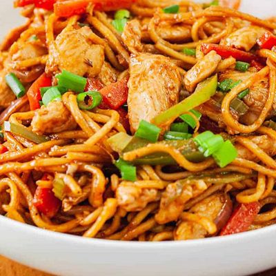 Chicken noodles