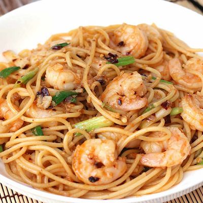 Shrimp noodles