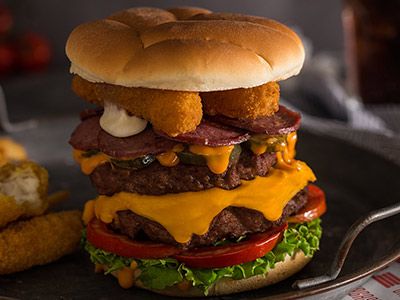 Naples Beef Burger Sandwich