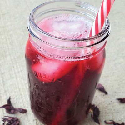 Natural hibiscus juice
