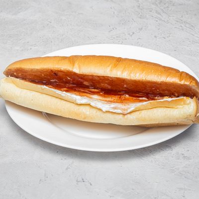 Halawa With Jam Sandwich