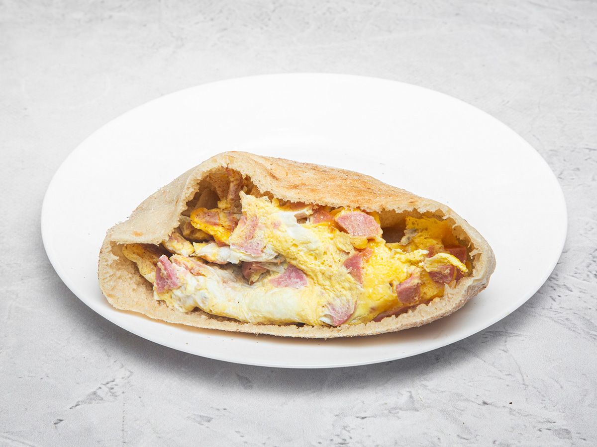 Sausage Omelette Sandwich