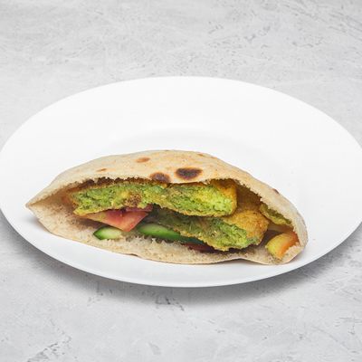 Stuffed Falafel With Roumy Cheese Sandwich