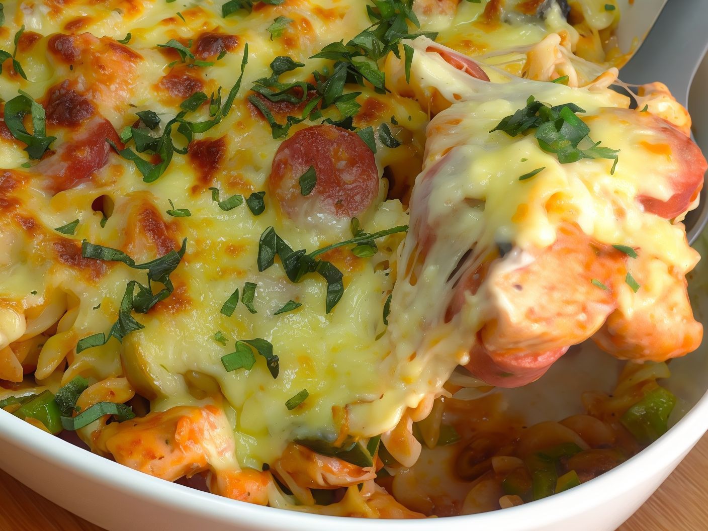Negresco Pasta With Hot Dog Casserole