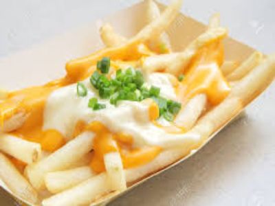 French Fries With Cheese Sauce Packet