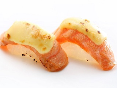 Nigiri Salmon Cheddar