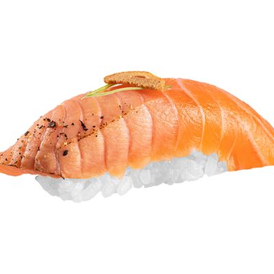 Tataki Salmon Nigiri