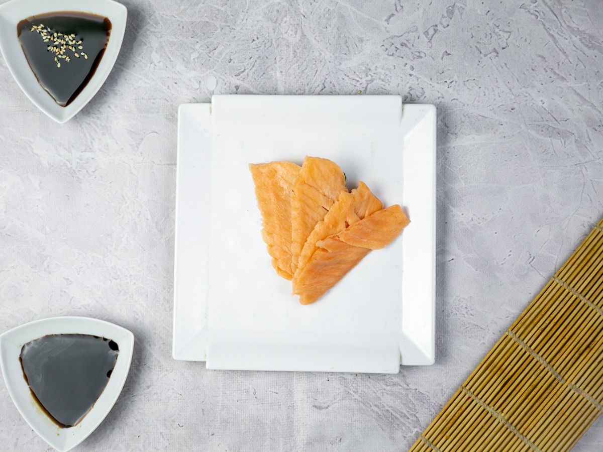 Salmon sashimi