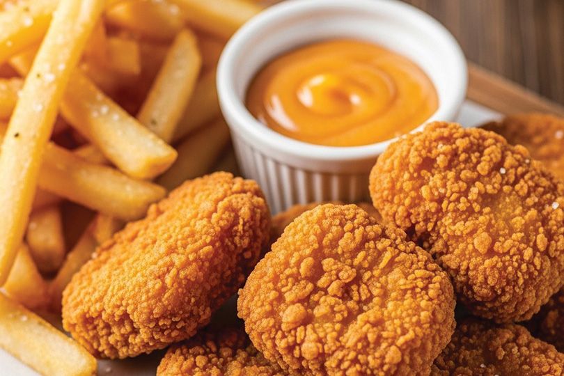 Nuggets and potatoes