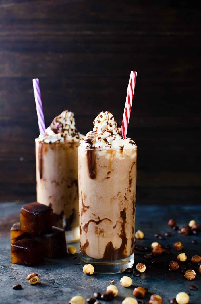 Hazelnut frappuccino