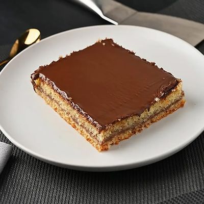 Nutella Basbousa Piece