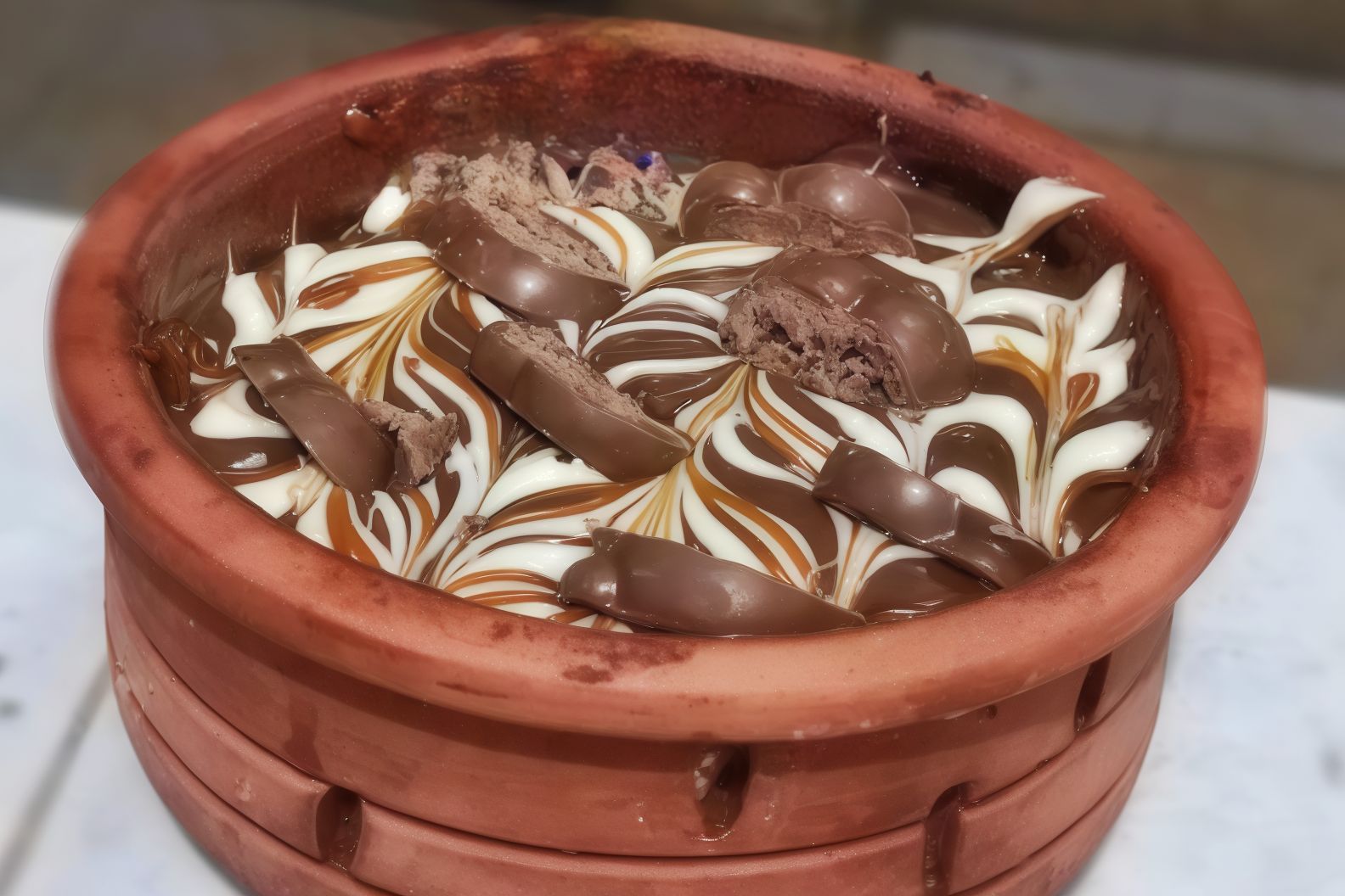 Nutella Casserole With Flutes