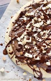 Nutella Chocolate Pizza
