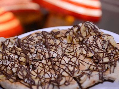 Nutella Chocolate With Banana Pie