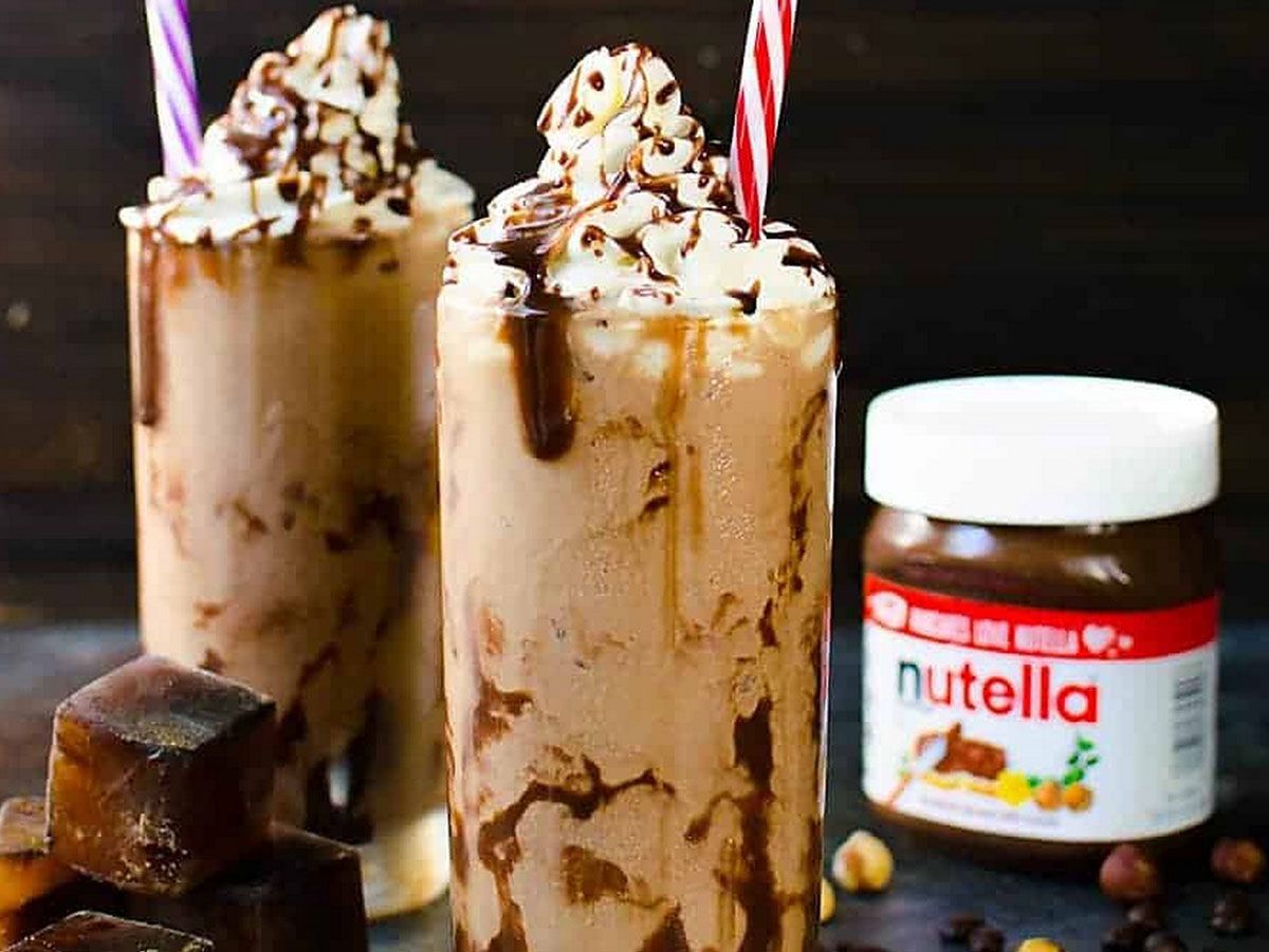 Nutella Frappe With Bun