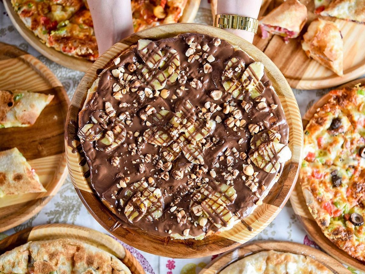Nutella Nuts Pie