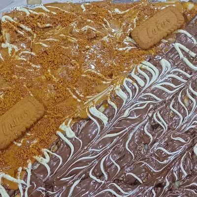 Lotus and Nutella Pie