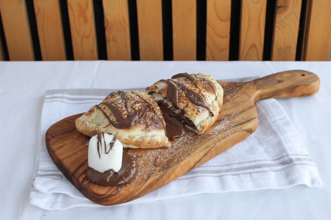 Nutella With Marshmallow Calzone