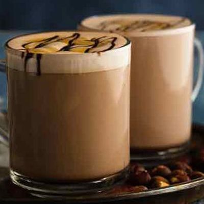 hot nutella latte