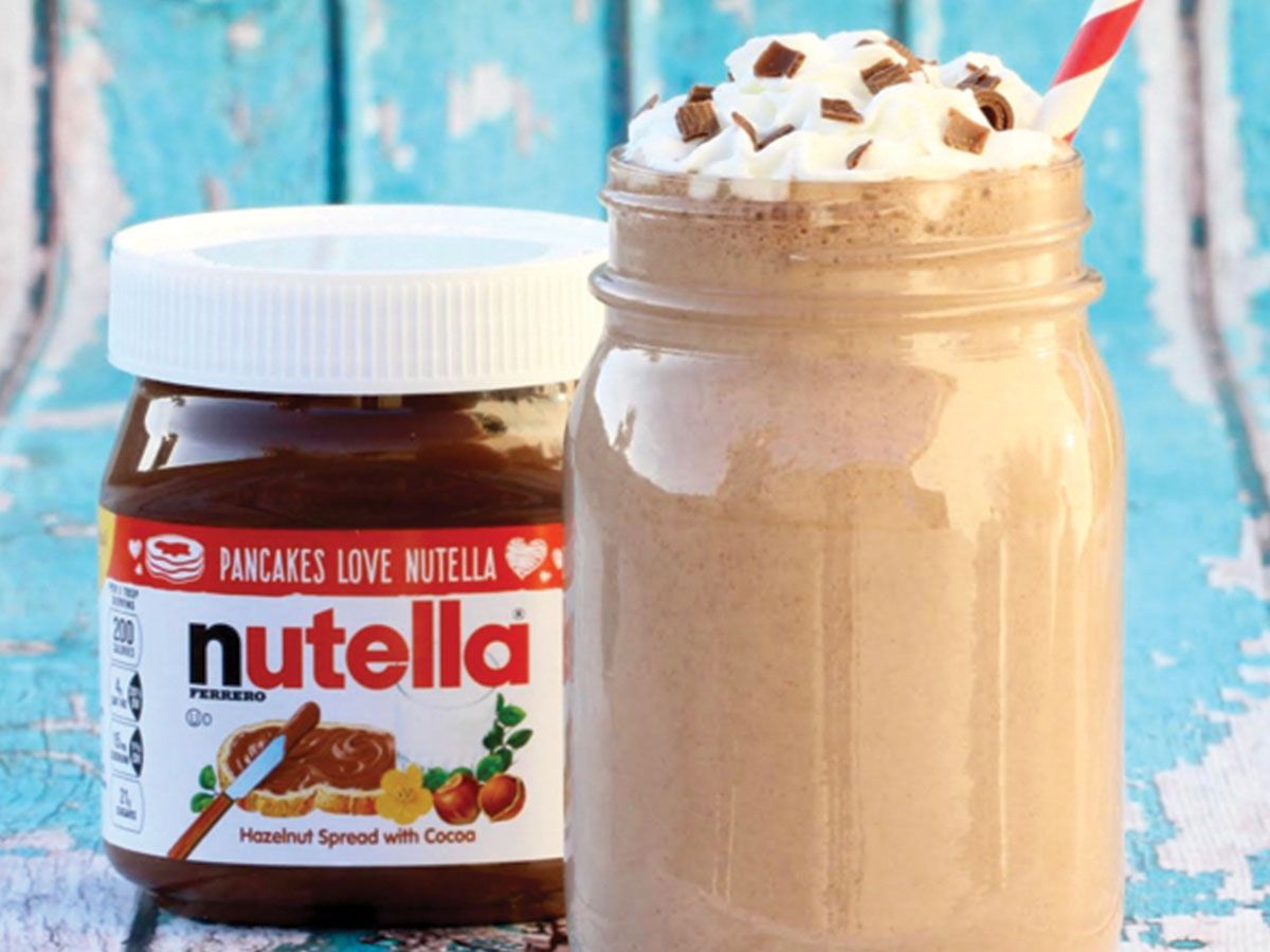 nutella milkshake