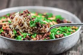 Rice With Nuts And Meat