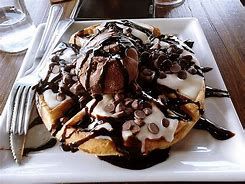 Ice Chocolate Waffle
