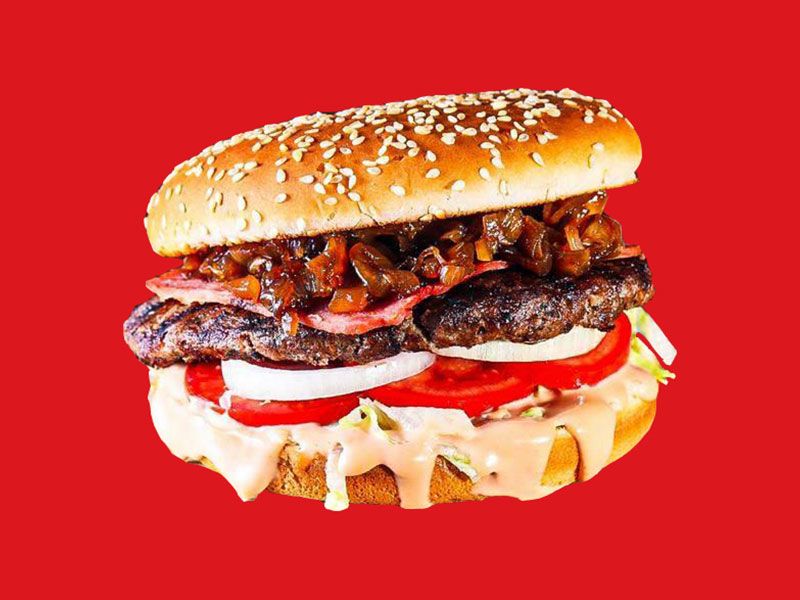 Smoked Beef Burger Sandwich
