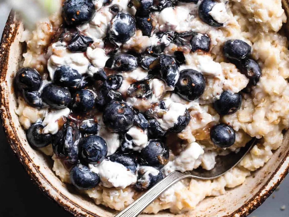 Oat Cheesecake Blue Berry